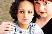 Frau mit Kind